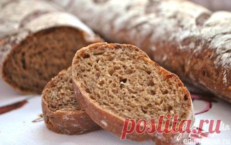 Ржаной батон с луком в хлебопечке | Кулинарные рецепты от «Едим дома!»