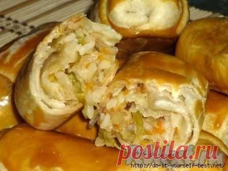 Молдавские пирожки с капустой и рисом "Вэрзэре"
