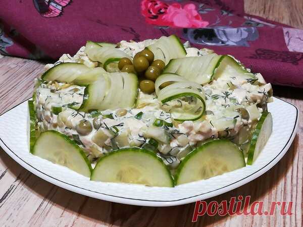 Простой, быстрый и очень вкусный салат 