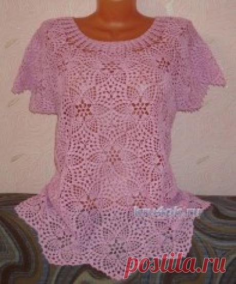 РОЗОВАЯ КОФТОЧКА — РАБОТА НЫРКОВОЙ НАТАЛЬИ (Вязание крючком) – Журнал Вдохновение Рукодельницы