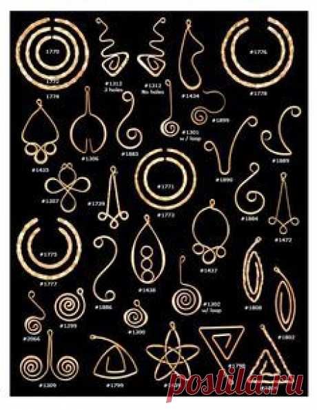 wonderful shapes - ear wires / Разное / Мой стиль / Pinme.ru / Ольга Симон