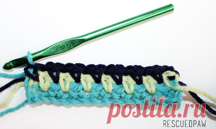 Схема вязания песка крючком - Easy Crochet