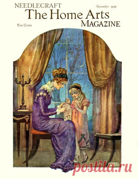 Обложки журнала &quot;Рукоделие&quot; (Needlecraft) 1930-х годов.