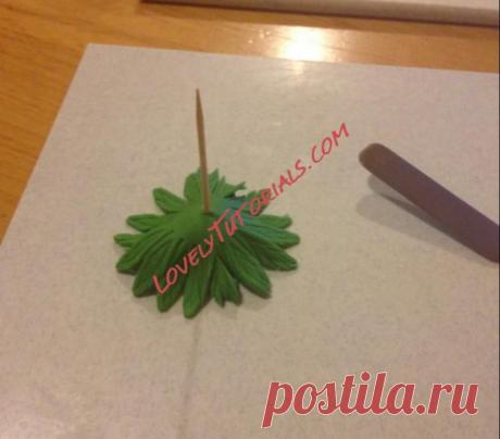 МК лепкановогодние елочки-Gumpaste (fondant, polymer clay) Christmas trees making tutorials - Страница 10 - Мастер-классы по украшению тортов Cake Decorating Tutorials (How To's) Tortas Paso a Paso