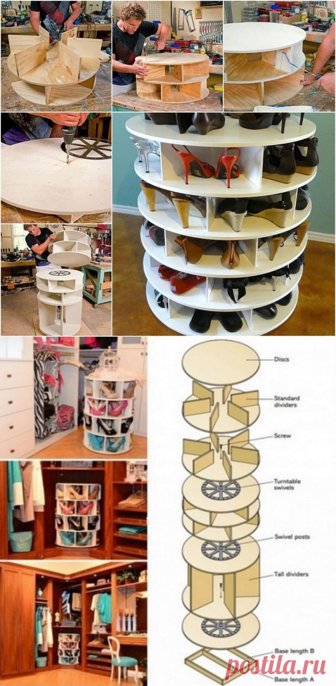How To Build A Lazy Susan Shoe Rack Pictures, Photos, and Images for Facebook, Tumblr, Pinterest, and Twitter