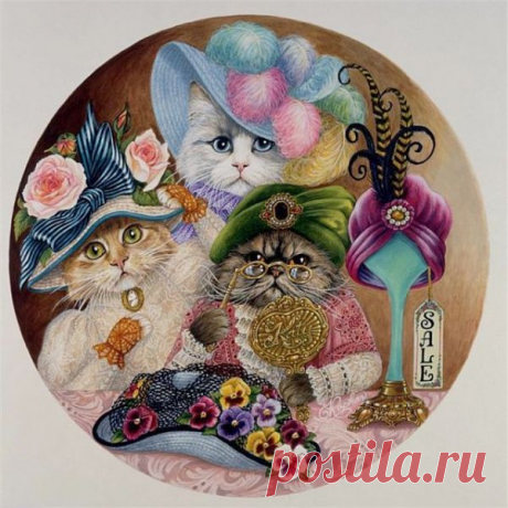 Картинки для декупажа. Котики. Комментарии :... / Животные / коты / Pinme.ru / Pinme