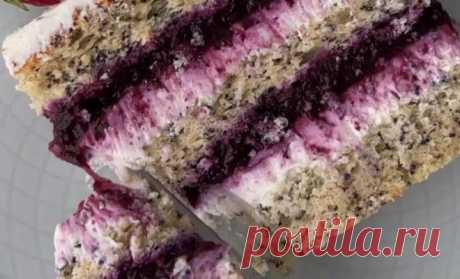ПП Торт «Мак-черника» простой рецепт пошаговый Как вкусно сделать ПП Торт «Мак-черника» простой рецепт пошаговый в домашних условиях быстро. ▪️Начинка: ▫️Черника замороженная - 200 гр ▫️Крахмал кукурузный - 8 гр ▫️Лимонный сок - 1 ч.л. ▫️Подсластитель - 2 гр PrebioSweet ProFit (в 20 раз слаще сахара) ▪️Крем:⠀ ▫️Творожный сыр - 350 гр. ▫️Мягкий