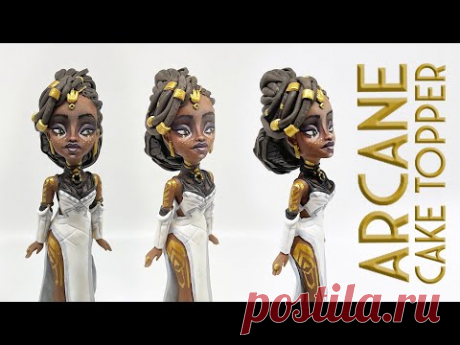 Mel Medara cake topper tutorial from Arcane, League of Legends