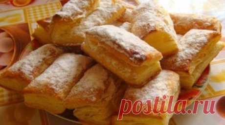 СЛОЕНЫЕ ЯЗЫЧКИ. ОЧЕНЬ ПРОСТОЙ И БЫСТРЫЙ РЕЦЕПТ!