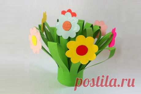 Детские поделик к 8 марта своими руками