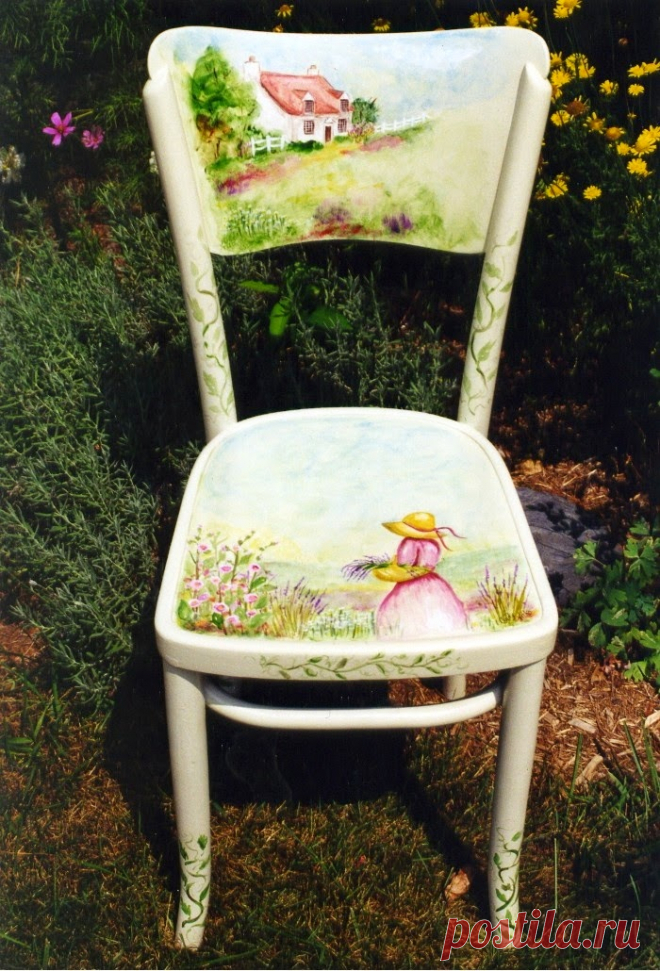 60 εξαιρετικές ιδέες για Decoupage σε καρέκλες! | Toftiaxa.gr - Φτιάξτο μόνος σου - Κατασκευές DIY - Do it yourself