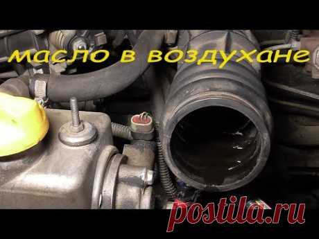 масло в воздушном фильтре и гофре причина и устранение