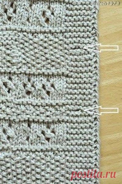 Невидимая петля для больших пуговиц 

Часто в вязаных застегиваемых изделиях петлю для пуговицы вяжем очень просто: две петли вместе и накид. Такая петля для пуговиц получается очень аккуратная, маленькая и невидимая. Но для такой петли и пуговицы должны быть небольшие. Что делать, когда пуговицы гораздо больше, планка - шире, а само изделие - пальто, большой свободный кардиган или большие пуговицы определены самим дизайном, а в то же самое время хочется, чтобы петли для п...