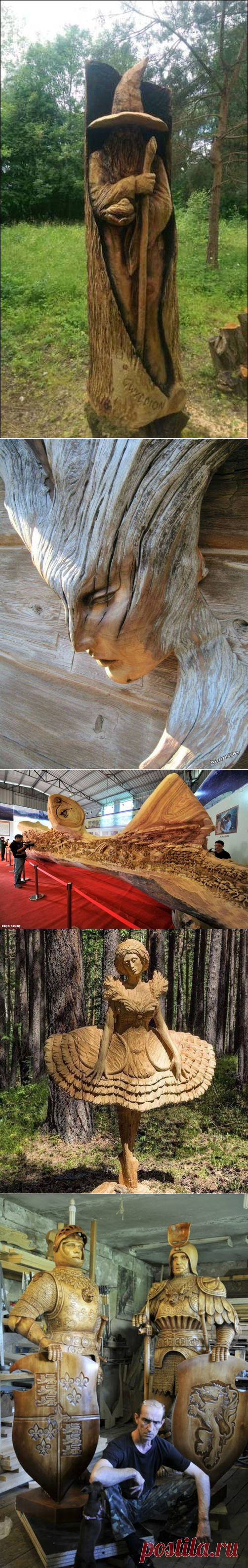 Красота из дерева.