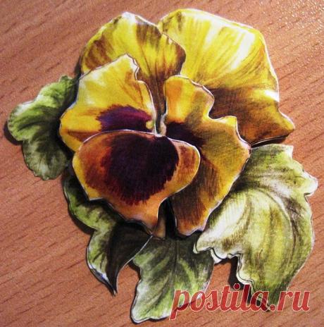 Мастер-класс по объемному декупажу. - Форум