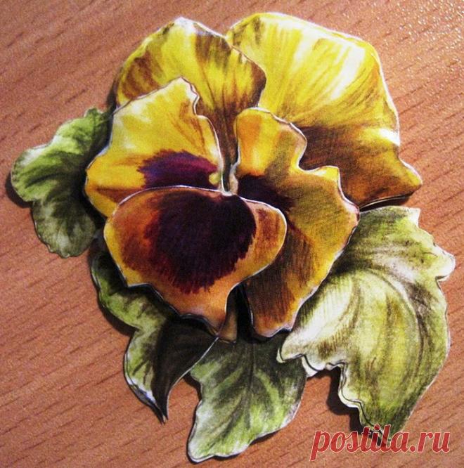 Мастер-класс по объемному декупажу. - Форум