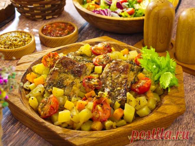 Рагу с ребрышками, картофелем и сельдереем. Рагу с ребрышками, картофелем и сельдереем