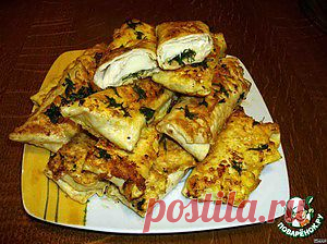 Сырные конвертики - кулинарный рецепт