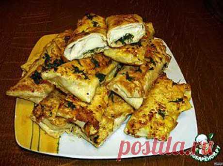 Сырные конвертики - кулинарный рецепт