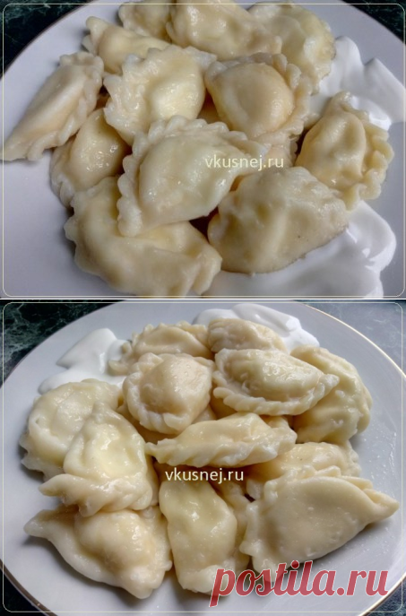 Украинские вареники с творогом |