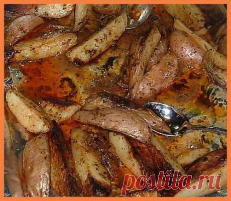 Картофель запеченный в духовке - пошаговый рецепт с фото