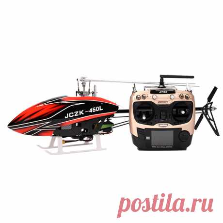 Jczk 450l dfc 6ch flybarless one-key return fixed point hover smart rc helicopter rtf with 380 intelligent fly system Sale - Banggood.com