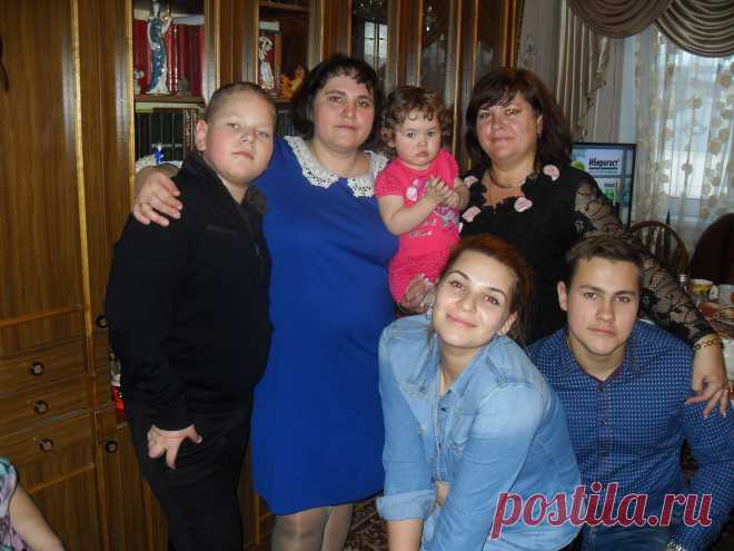 У деда и бабули.