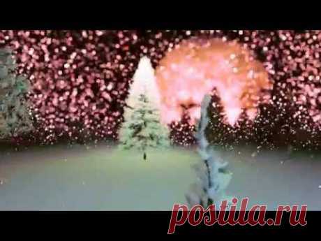 Футаж Боке -Зимний лес - YouTube