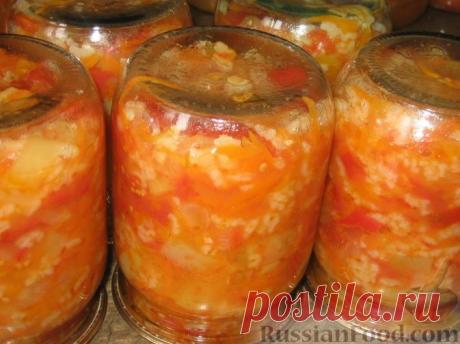 Консервированный салат с рисом на RussianFood.com