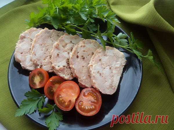 Мраморный куриный рулет