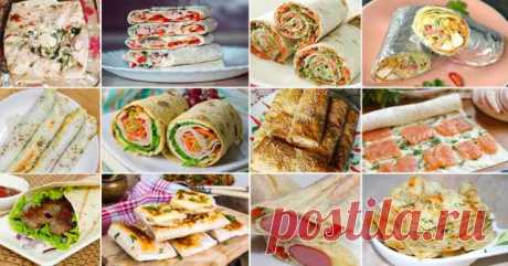 1000 и 1 блюдо из лаваша на скорую руку для пикника. Когда шашлык еще не готов, а закусить уже всем хочется… — Готовим дома