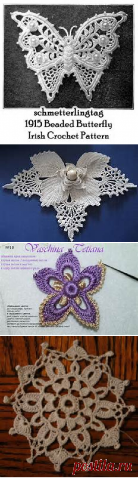 irish crochet motifs - Yahoo Image Search Results