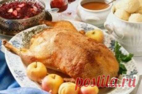 Гусь, запеченный в духовке - пошаговый рецепт с фото на Повар.ру