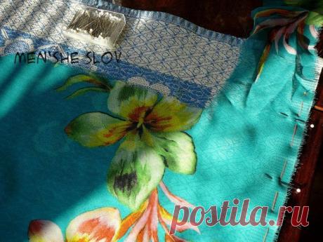 Секреты раскроя шелка и шифона от опытных мастеров