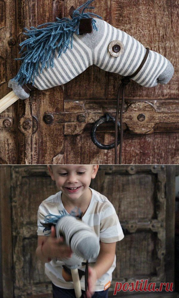 Лошадка из носка | diy.myfeed.info