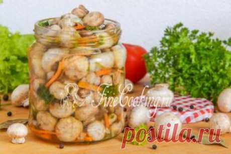 Домашние маринованные шампиньоны Сегодня я подскажу вам, как мариновать шампиньоны быстро и вкусно в домашних условиях.