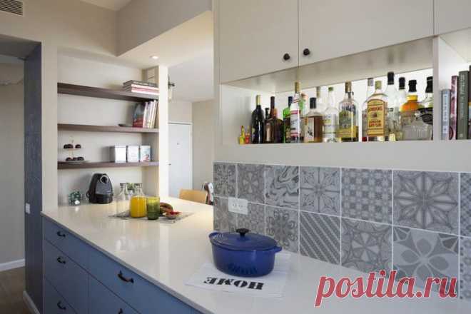 "Обжитой" интерьер 3-хкомнатной квартиры