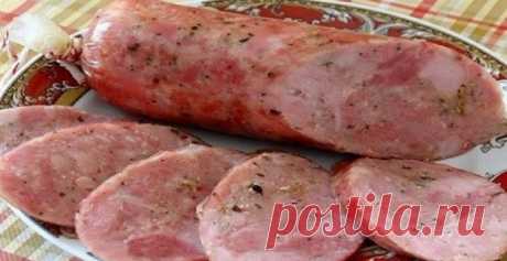 Лучший рецепт вкуснейшей домашней рубленой колбасы На магазинную теперь и не смотрю