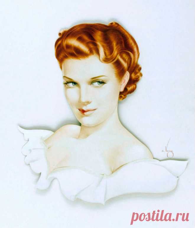 О, сила женского кокетства… | Alberto Vargas (часть 2)
