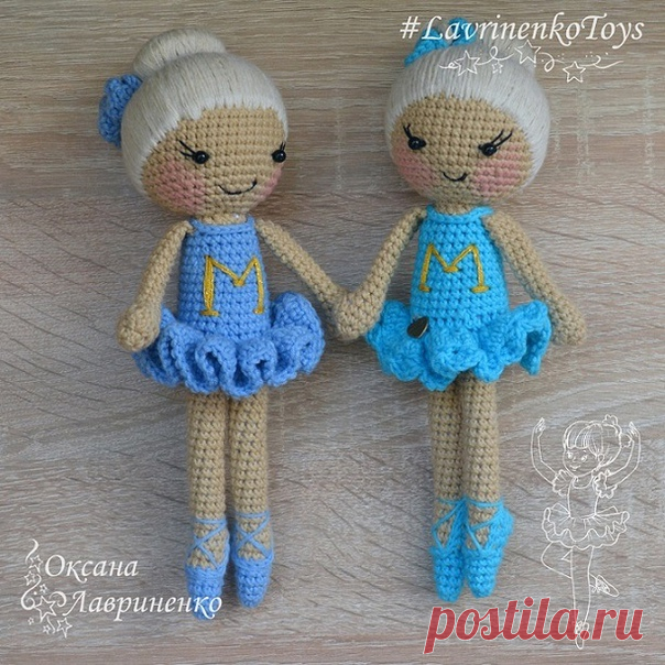 Вязаная кукла балерина амигуруми.

автор: Оксана Лавриненко.
Для вязания понадобятся:
— крючок №1,75;
Показать полностью...