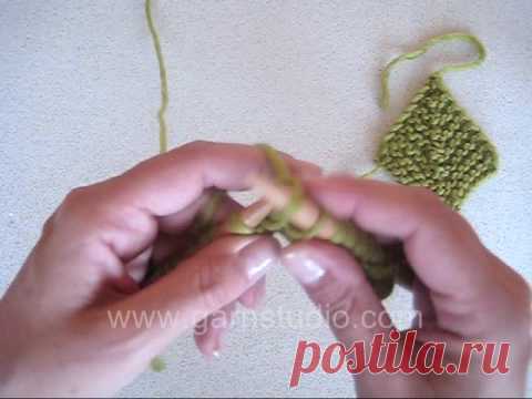 ВЕК ВЯЖИ-ВЕК УЧИСЬ! ТЕХНИКА "ДОМИНО" СПИЦАМИ ОТ DROPS