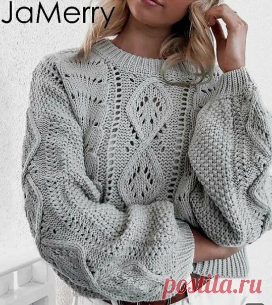 Серый джемпер спицами. Узоры: жемчужный, ромбы, веера
Этот джемпер не имеет описания. Я постаралась нарисовать схемы основных узоров с помощью программы tamica и MS Excel. Думаю, что выкройку для этого джемпера не трудно найти в интернете, так как перед и спинка вяжутся прямо (без проймы). Отсюда и рукав тоже большой сложности при вязании не вызовет. Выкройки все же нужны, для того чтобы рассчитать по петлям расположение центральных узоров по переду и рукавам, чтобы все по...