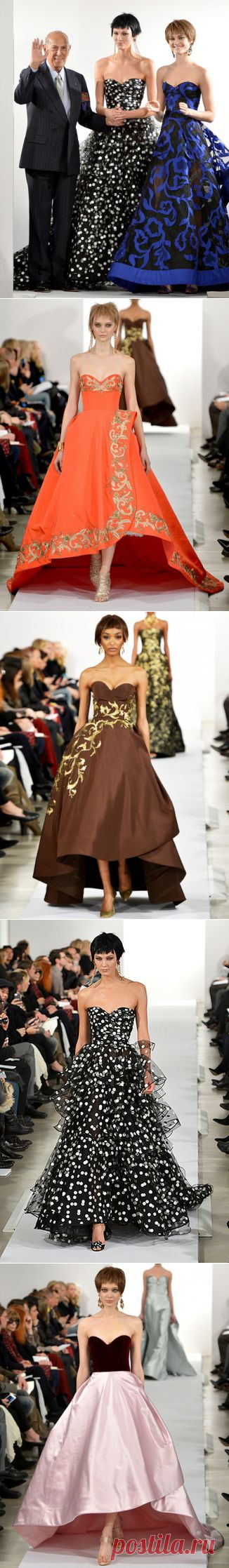 Неделя моды в Нью-Йорке: десять вечерних нарядов Oscar de la Renta | Мода