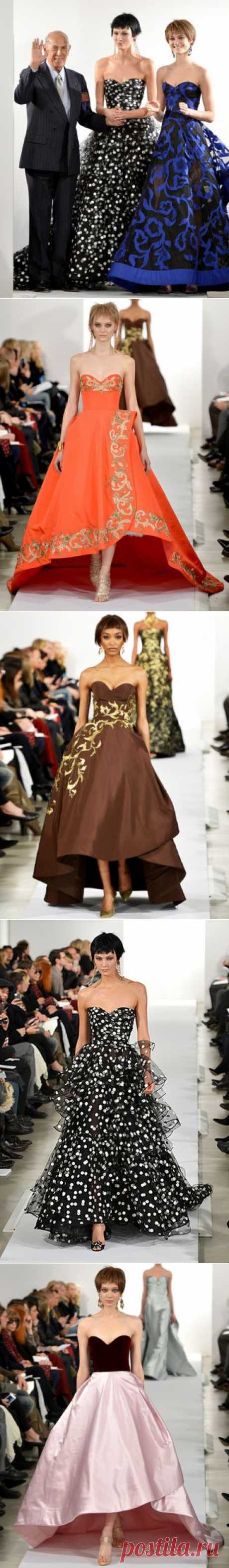 Неделя моды в Нью-Йорке: десять вечерних нарядов Oscar de la Renta | Мода