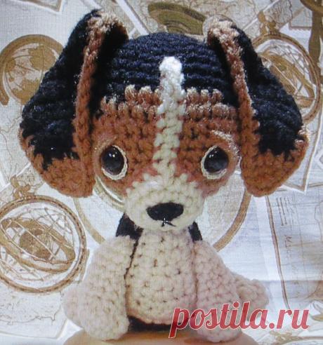 Вязаная собачка крючком | АмигурумиЯ