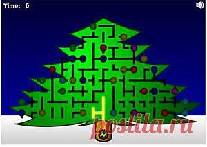 Игры для ума. Головоломка: Елочка, гори!