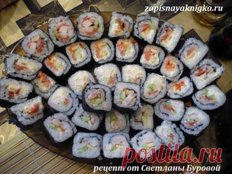 рецепты приготовления суши и роллов | Записная книжка рецептов Анюты