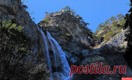 Фото: Водопад Учан-Су. Фотограф путешественник Михаил Баевский. Пейзаж - Фотосайт Rasfokus.ru