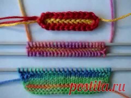 Красивое соединение отдельных элементов вязания.