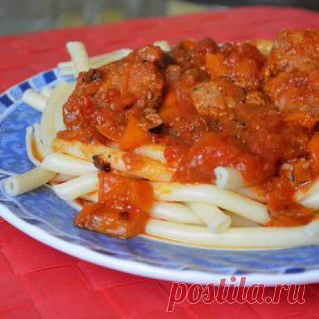 Мясные шарики со спагетти в томатном соусе рецепт – итальянская кухня: паста и пицца